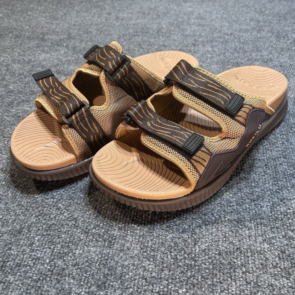 Men's KuaiLu SZ 12 Orthopedic Sandals Plantar Fasciitis Arch Support Slides NEW